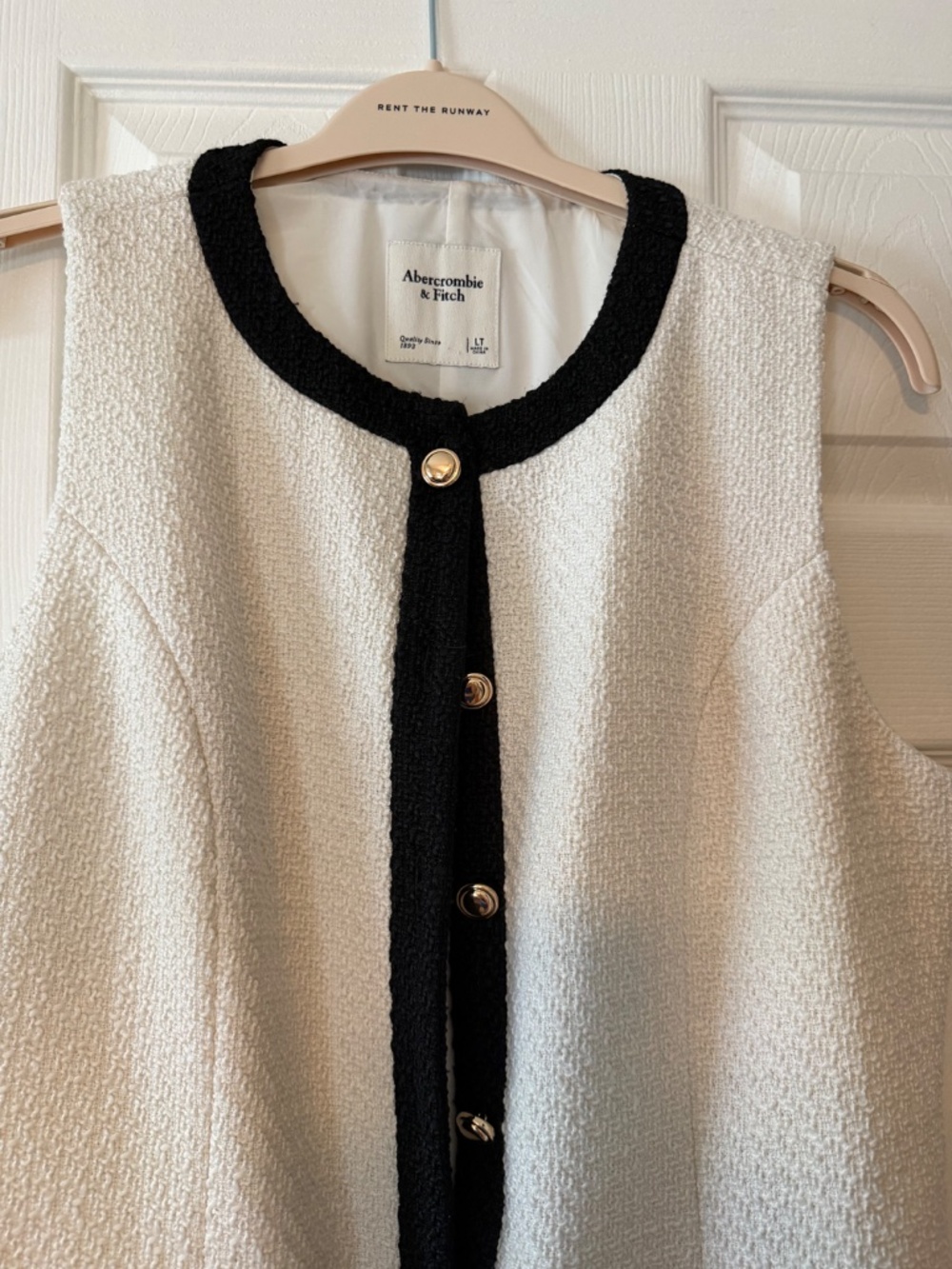Abercrombie Tweed Work Dress Size Large - Picture 3 of 5